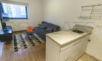 Imagem 3: Flat mobiliado no Jd. Paulista, zona nobre, com 1x dormitórios mobiliado, com serviços vag