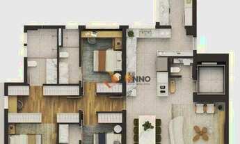 Imagem 3: Apartamento com 3 suítes à venda no bairro Juvevê