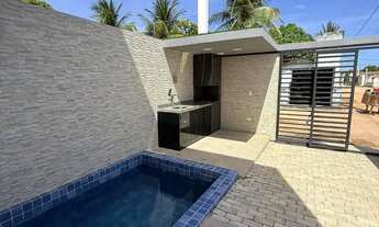 Imagem 1: Casa duplex nova e mobiliada com piscina a 400 m do mar (venda e temporada