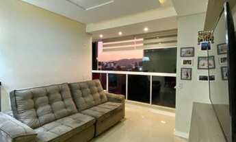 Imagem 3: Apartamento semi mobiliado com sacada e churrasqueira, cozinha americana, terraço e 01 vag