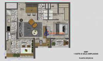 Imagem 5: Apartamento com 2 dormitórios à venda, 65 m² por R$ 1.215.000,00 - Vila Madalena - São Pau