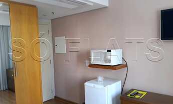 Imagem 3: Flat em Moema para locação imediata, sem fiador e sem burocracia com 1x dormitório