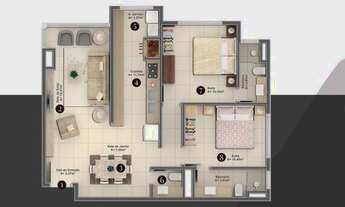 Imagem 7: Apartamento com 2 suítes + lavabo e 2 vagas cobertas, à 1,5km da Rua Coberta