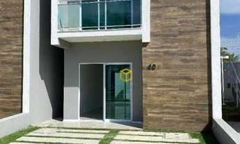 Imagem 2: Casa em condomínio com 3 dormitórios à venda, 100 m² por R$ 366.000 - Centro - Eusébio/CE