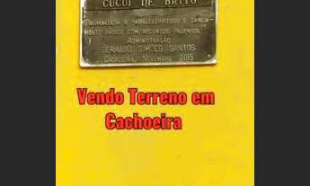 Imagem 2: Terreno no centro de cachoeira