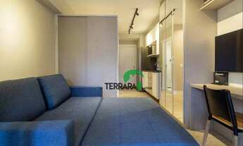 Imagem 2: Apartamento com 1 dormitório para alugar, 26 m² por R$ 3.384/mês - Vila Madalena - São Pau