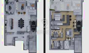 Imagem 4: Apartamento duplex alto padrão com 302m² e 4 suítes no Batel em Curitiba - PR