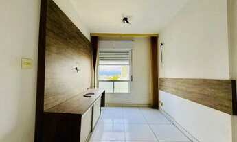 Imagem 2: Apartamento de 1 dormitório na praia da Aparecida em Santos/SP - Semi-mobiliado R$2.500,00