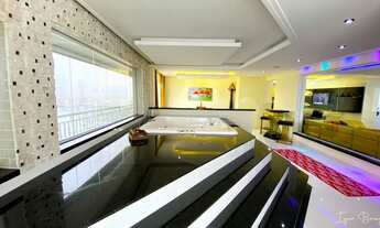 Imagem 3: A cobertura mobiliada/decorada mais sofisticada do bairro! Aprecie o mar pela varanda do s