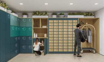 Imagem 6: Apartamento com 1 dormitório à venda, 54 m² por R$ 852.337,67 - Centro - Curitiba/PR