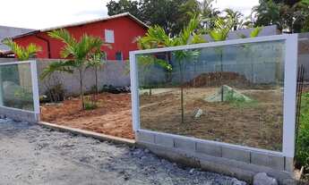 Imagem: Casa encontre-se em fase de alvenaria, na