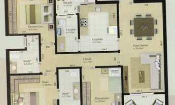 Imagem 4: Residencial Olympo - 3 Dorms. - Santa Lúcia