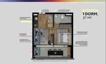 Imagem 2: ::Em Pinheiros | 1 Dorm | 38 m² | 1 Vaga