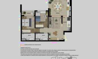 Imagem 7: Apartamento no Tatuapé 65 M² 2 Dorms c/ Suíte 1 Vaga de Garagem Alto Padrão Lazer de Clube