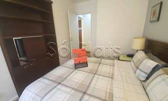 Imagem 5: Flat mobiliado com 1 dormitório com 36m² com cozinha americana próximo da Av. JK