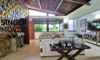 Imagem 6: ACONCHEGANTE CASA DUPLEX, 5 QUARTOS (2 SUÍTES e 1 GABINETE), HIDRO, LAVABO, PISCINA, CHURR