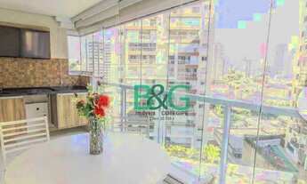 Imagem 4: Apartamento com 1 dormitório para alugar, 52 m² por R$ 4.600/mês - Anália Franco - São Pau