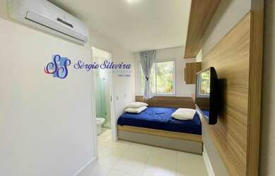 Imagem 8: Apartamento nascente e mobiliado no Golf Ville Porto das Dunas com 3 suítes