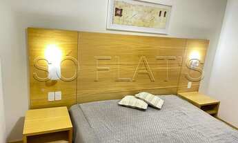 Imagem 12: Flat para locação totalmente mobiliado em em Moema próximo ao Pq Ibirapuera. Com entrada i