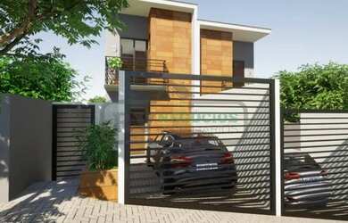 Imagem 5: )(- Excelente projeto e bastante aconchegante! Casa com 2 quartos e área gourmet em São P