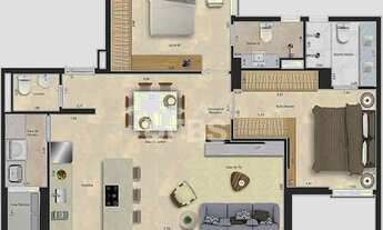 Imagem 5: Apartamento 2 suítes do lado da Praça do Sol