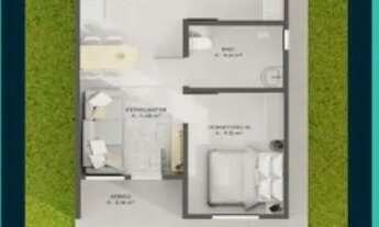 Imagem 2: CASA EM CANITAR Casa com 2 dormitórios