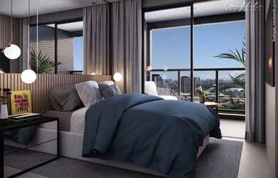 Imagem 4: Graffiti Residence, 2 Quartos Sendo 1 Suíte 57M² A 70M² E Uma Vaga De Garagem No Costa Azu