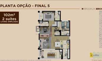 Imagem 3: Apartamento de 2 dormitórios à venda no Brooklin