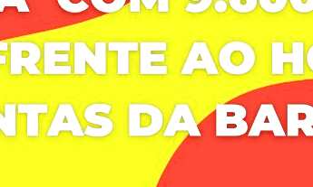Imagem: Área com 9.600 m2 em frente ao hotel quintas