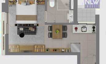 Imagem: Studio com 1 dormitório à venda, 30 m²