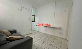 Imagem 3: Apartamento com 1 dormitório para alugar, 45 m² por R$ 2.600,01/mês - Gonzaga - Santos/SP