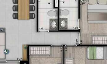 Imagem: APARTAMENTO 68M², 3 DORMITÓRIOS SENDO