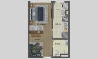 Imagem 6: Apartamento para venda 2 quartos/Estação José Bonifácio