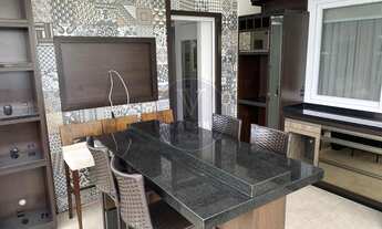 Imagem 2: Cobertura mobiliada, terraço e piscina na Fazenda