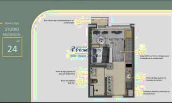 Imagem 7: STUDIO : 1 Dormitório, 24,5 m², Lavanderia, Próximo ao Metrô