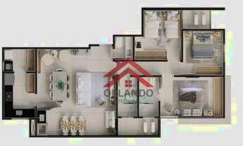 Imagem 3: Apartamento com 3 dormitórios à venda à partir de R$ 590.000 - Santa Mônica - Uberlândia