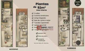 Imagem 3: Casa com 2 dormitórios, 92 m² - venda por R$ 699.000,00 ou aluguel por R$ 6.080,00/mês - J