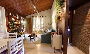 Imagem 3: Casa de madeira com 2 quartos sendo 1 suítes, 117 m² em condomínio em Vargem Grande - Tere