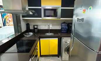 Imagem 6: Oportunidade, lindo apartamento, andar alto, vista livre pro mar, mobiliado e decorado, co