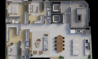 Imagem 5: Apartamento - 4 dormitórios - 4 Suítes - localizado em Itapema / Balneário Perequê REF: DW