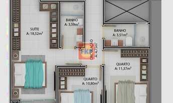 Imagem 4: Cobertura Duplex 3 dormitórios à venda Ingleses Norte Florianópolis-SC