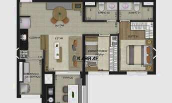 Imagem 4: Apartamento com 2 dormitórios à venda, 64 m² por R$ 589.000,00 - Belém (Zona Leste) - São