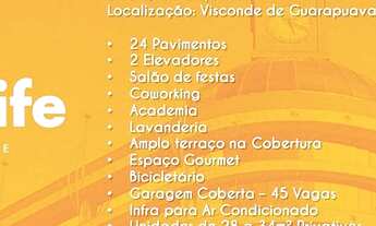 Imagem 3: Studio com 1 dormitório à venda, 34 m² por R$ 297.072 - Centro - Curitiba/PR