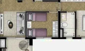 Imagem 2: APARTAMENTO 69,65M², 2 DORMITÓRIOS SENDO 1 SUÍTE, VARANDA GOURMET COM 1 VAGA A VENDA - VIL