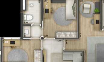 Imagem 2: Apartamento Lançamento de Alto padrão -83 m2 -2 suites - 2 vagas