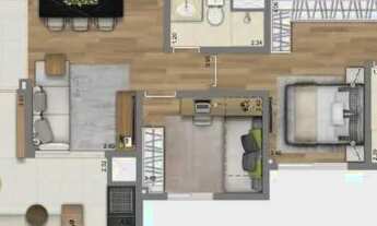 Imagem: Apartamento com 2 quartos, 68m², à venda