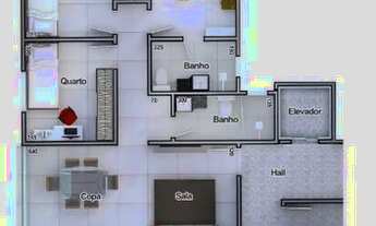 Imagem 3: APARTAMENTO 03 QTOS 01 SUÍTE 03 VGS NO BAIRRO BARREIRO EM BELO HORIZONTE