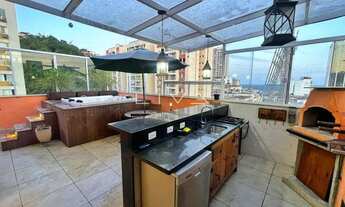 Imagem 4: Cobertura Triplex Reformada Mobiliada 250 m² 4 Quartos 1 Vaga Portaria 24hs