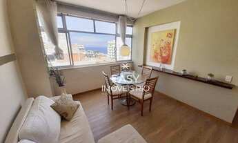 Imagem 2: MOBILIADO! 02 QUARTOS, 01 VAGA, andar ALTO, PORTARIA 24h, PRÓXIMO ao METRÔ e PRAIA, para a