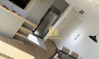 Imagem 3: Apartamento com 1 dormitório para alugar, 33 m² por R$ 2.930,00/mês - Jardim Aquarius - Sã